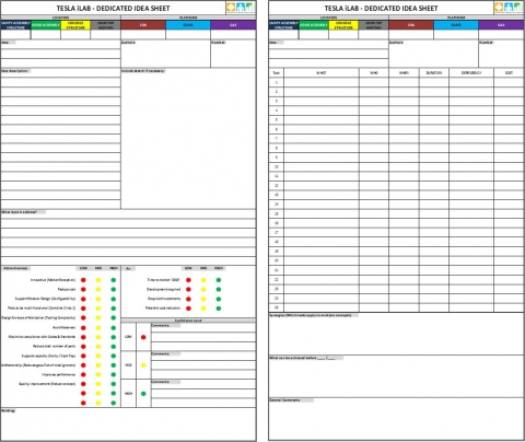 idea sheet